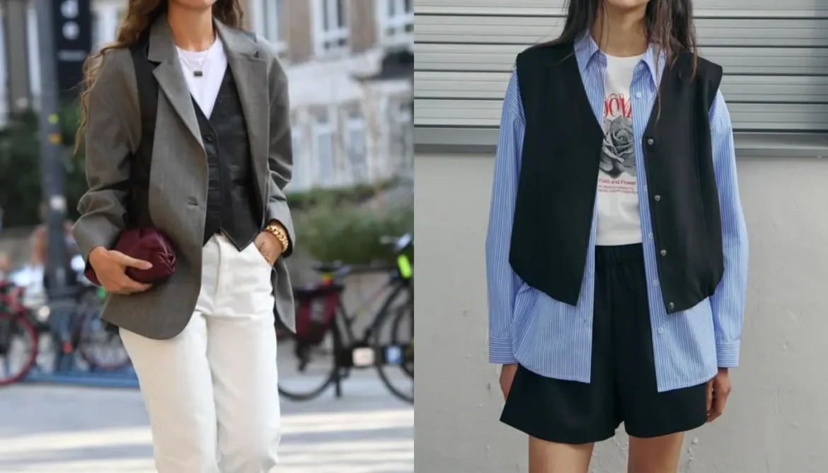 Styling Vest untuk Tampilan Layering